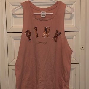 Pink sparkly PINK top